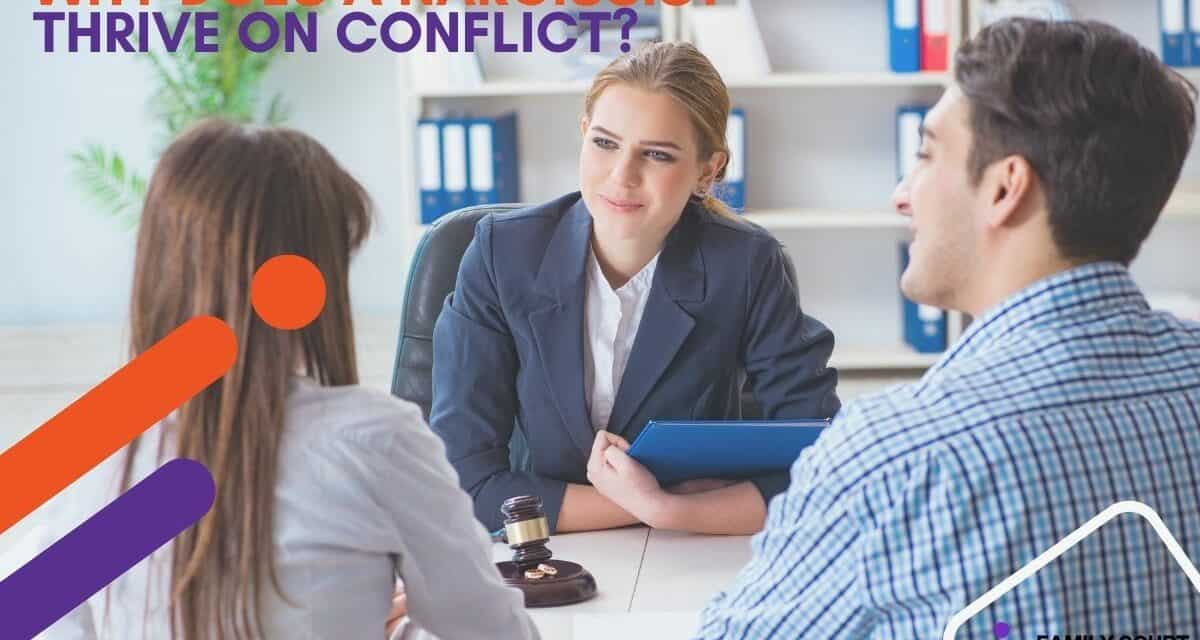 Why does a narcissist thrive on conflict?